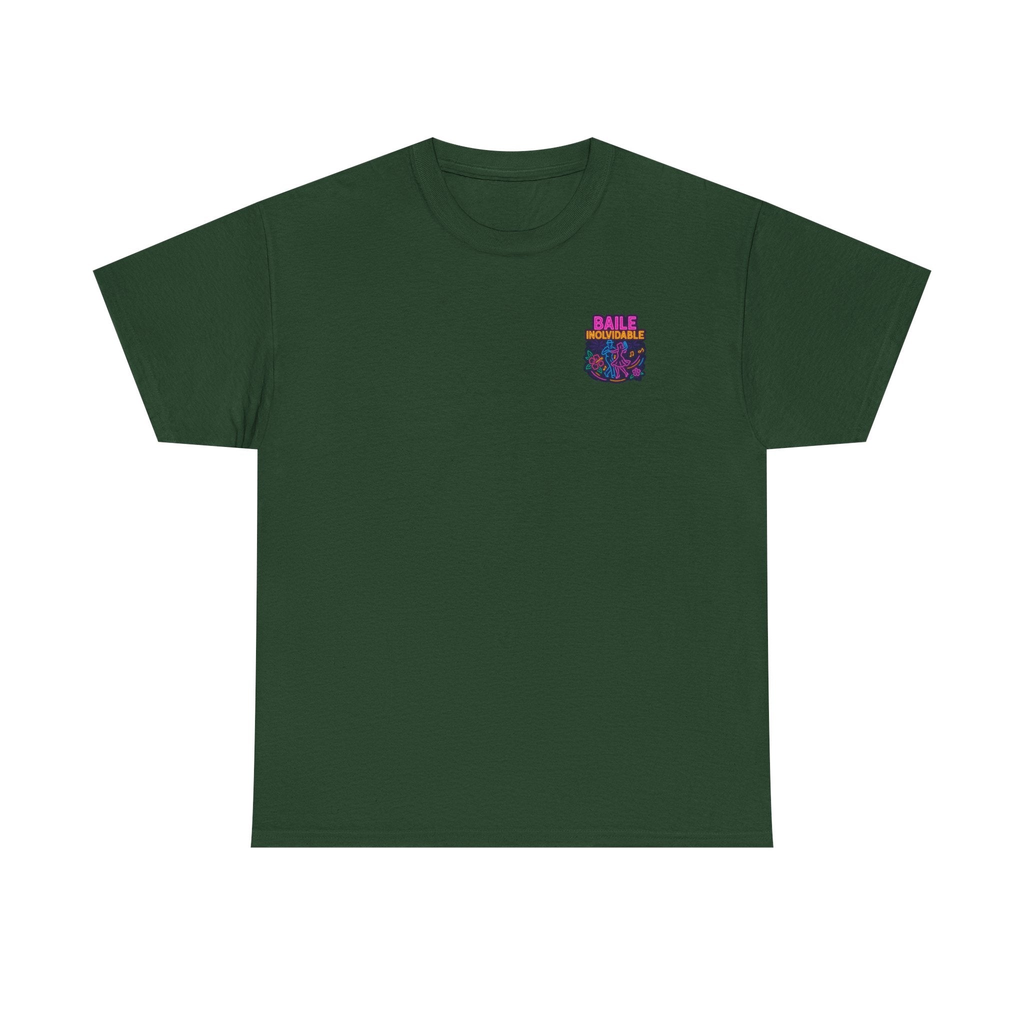 Unisex Heavy Cotton Tee - Colorful 'Baile Inolvidable' T-Shirt