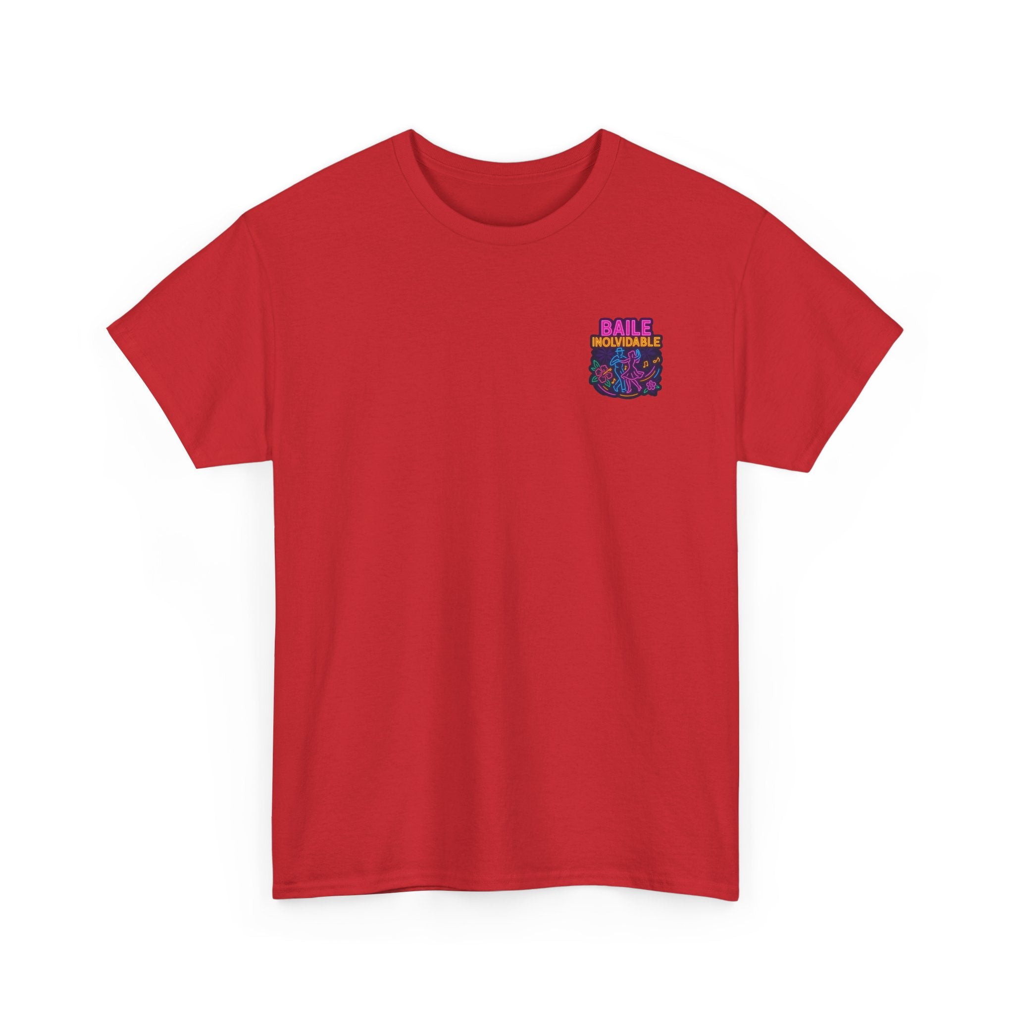 Unisex Heavy Cotton Tee - Colorful 'Baile Inolvidable' T-Shirt