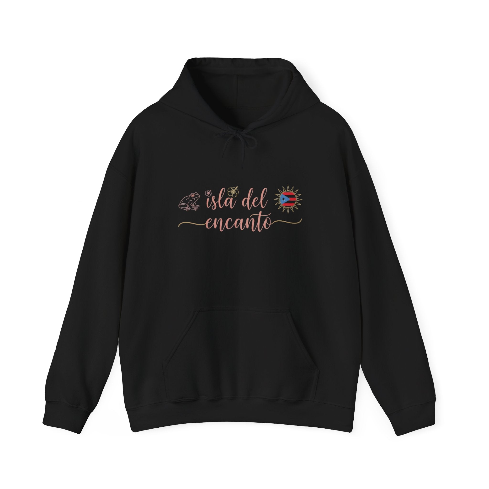 Isla del Encanto Paradise Hoodie - Comfortable Unisex Sweatshirt with 'Isla del Encanto' Design, Gift for Travelers, Cozy for Everyday Wear, [...]
