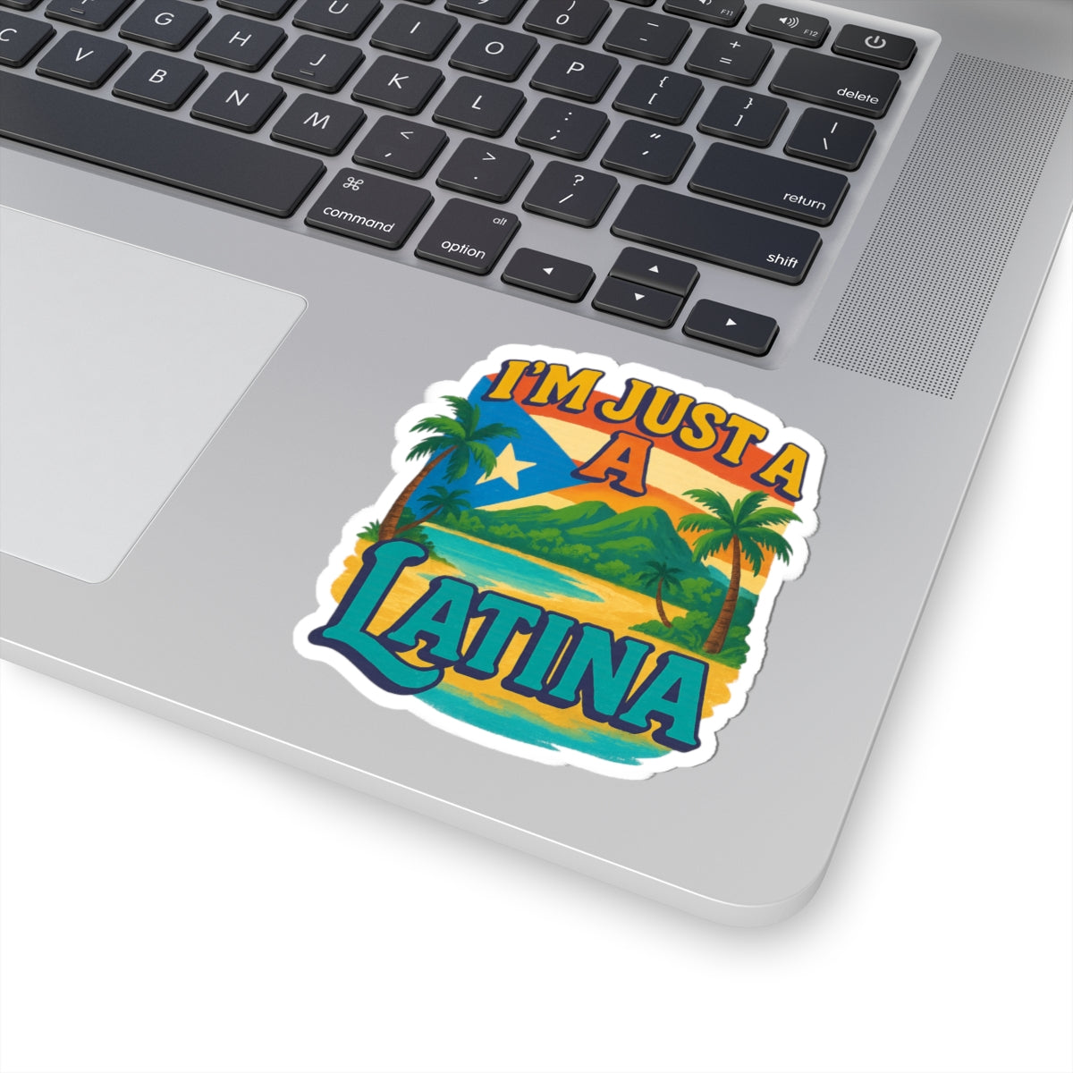 Vibrant Latina Kiss-Cut Stickers for Self-Expression, Laptop Decor, Gifts, Party Favors, Travel Accessories