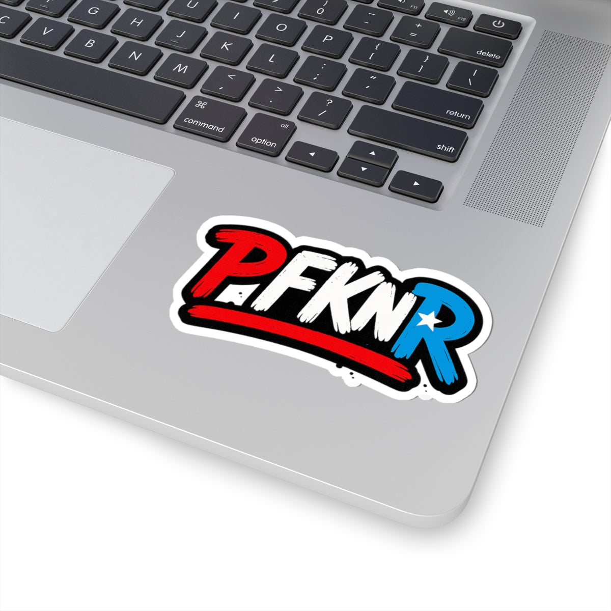 Bold P.FKNR Kiss-Cut Stickers | Fun Laptop Decor | Vibrant Removable Stickers | Perfect for Gifts, Scrapbooks, Festivals
