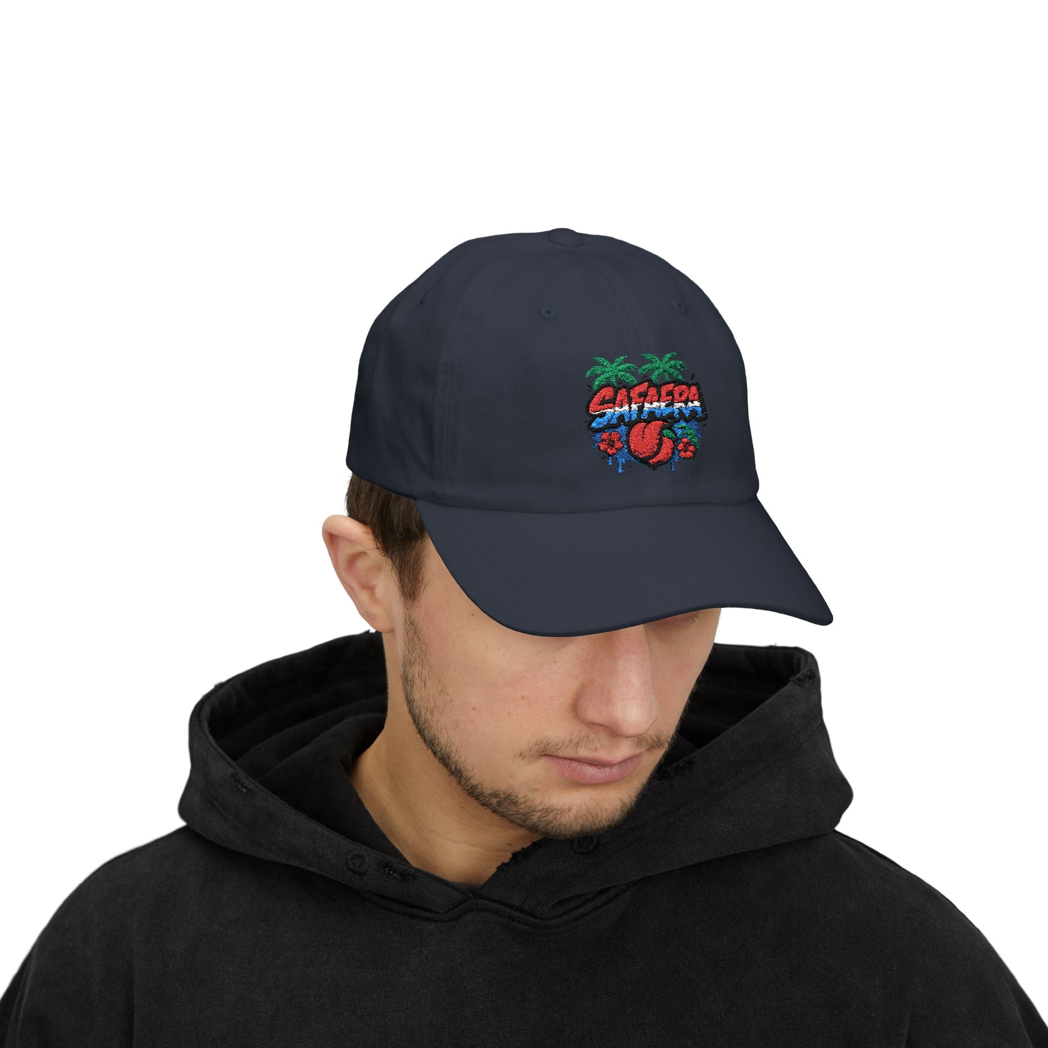 Tropical Vibes Dad Cap - Casual Summer Hat, Perfect Gift for Dads, Outdoor Activities, Beach Days, Vacation Must-Have, Adjustable Style