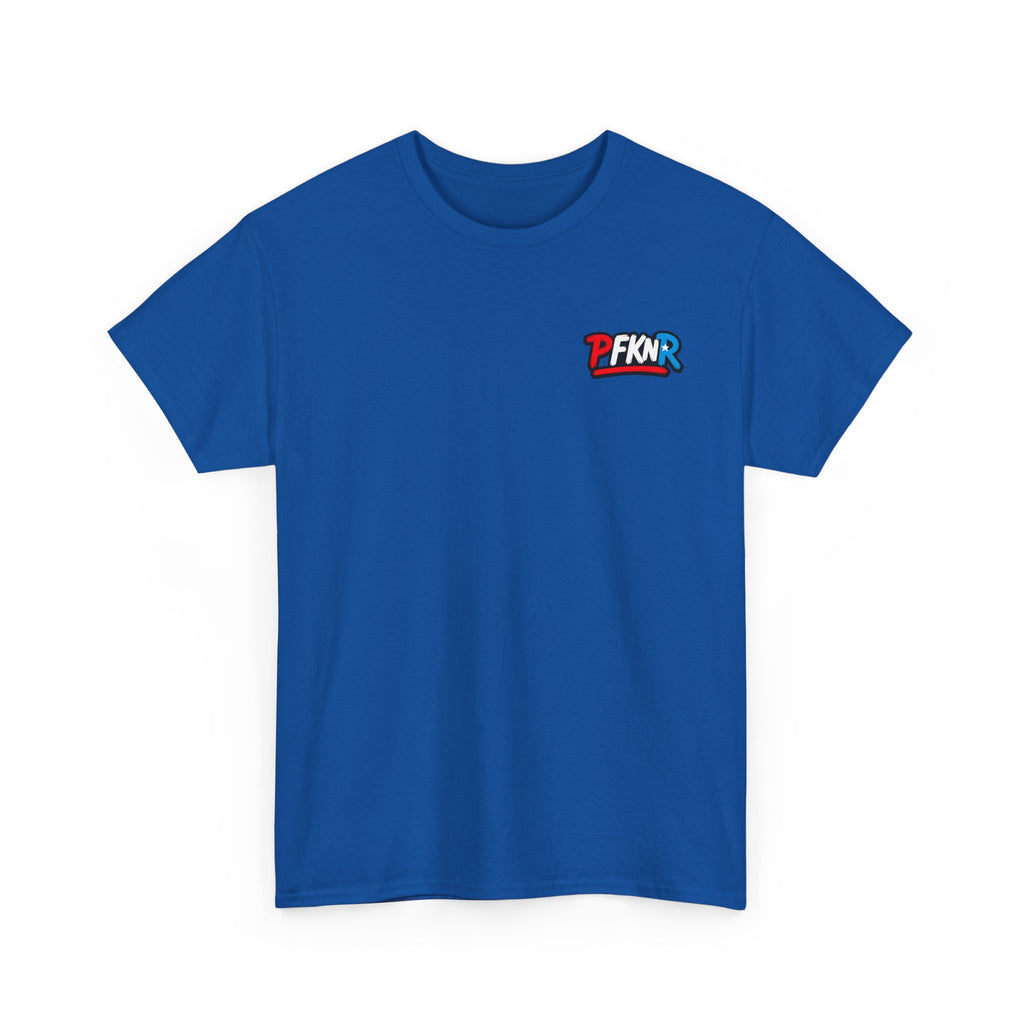 Unisex Heavy Cotton Tee - PFKNR Small Logo Shirt, Casual Wear, Gift for Him/Her, Streetwear, Everyday Style, Comfortable Tee