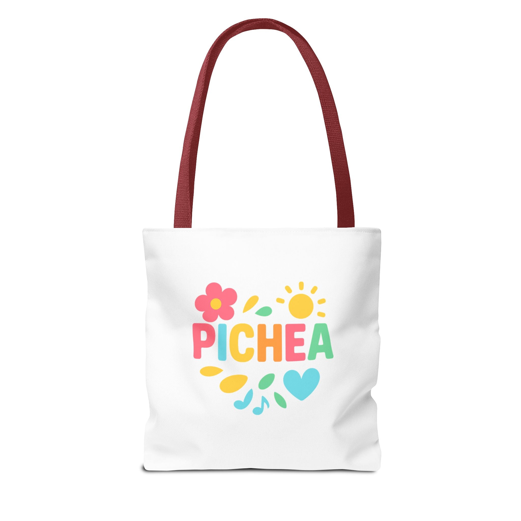 Pichea Colorful Floral Tote Bag, Shopping Bag, Beach Tote, Gift for Her, Eco-Friendly Bag, Spring/Summer Style