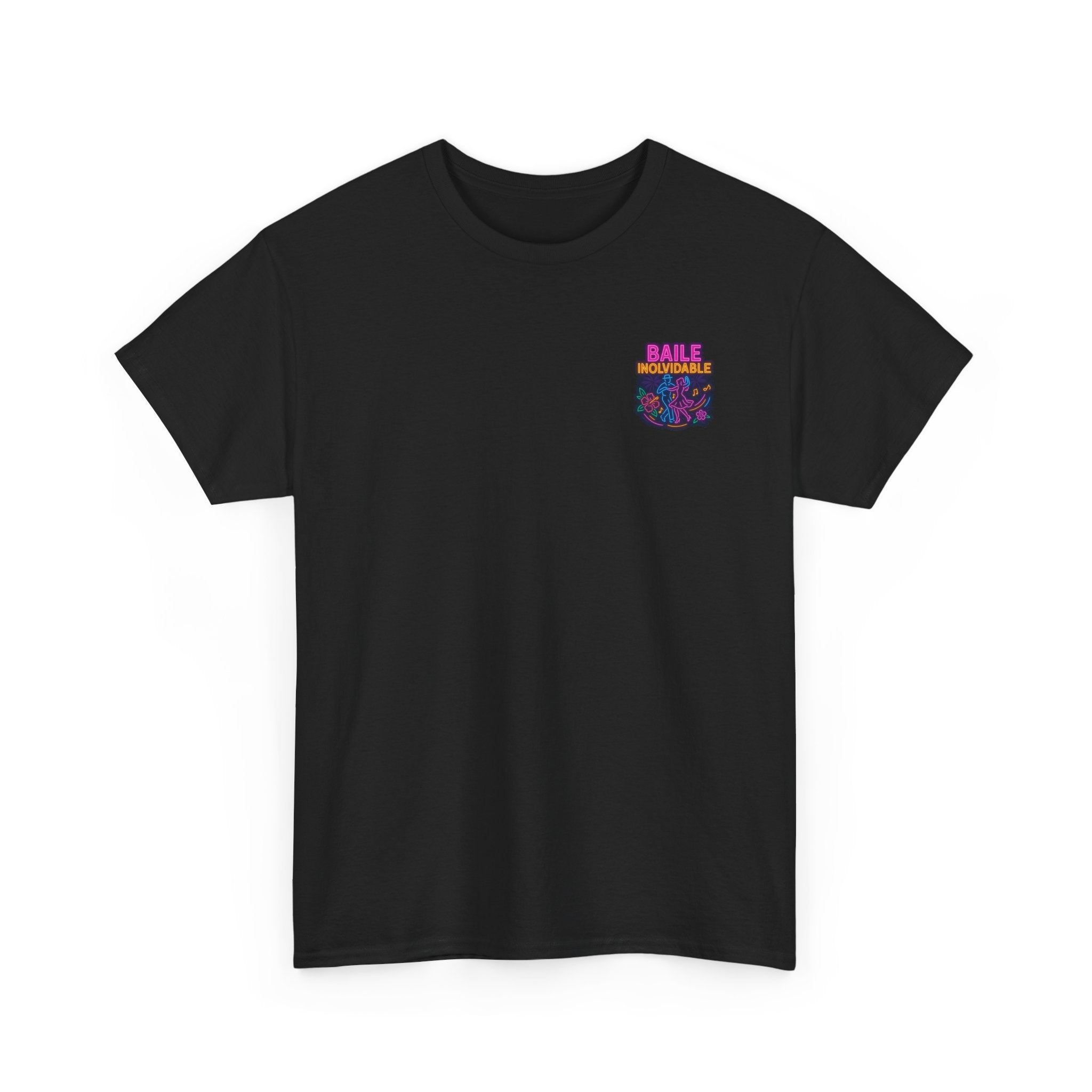 Unisex Heavy Cotton Tee - Colorful 'Baile Inolvidable' T-Shirt