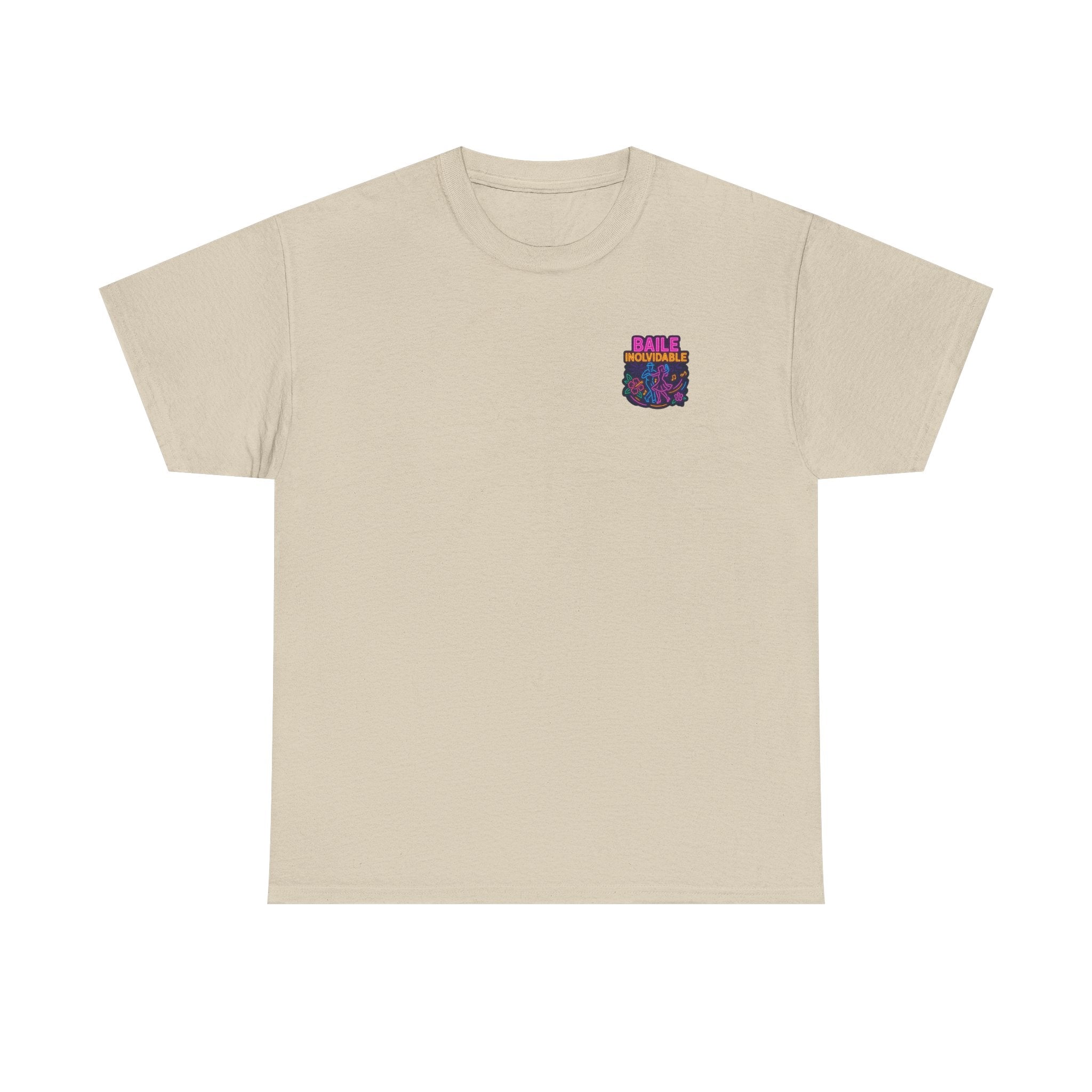 Unisex Heavy Cotton Tee - Colorful 'Baile Inolvidable' T-Shirt