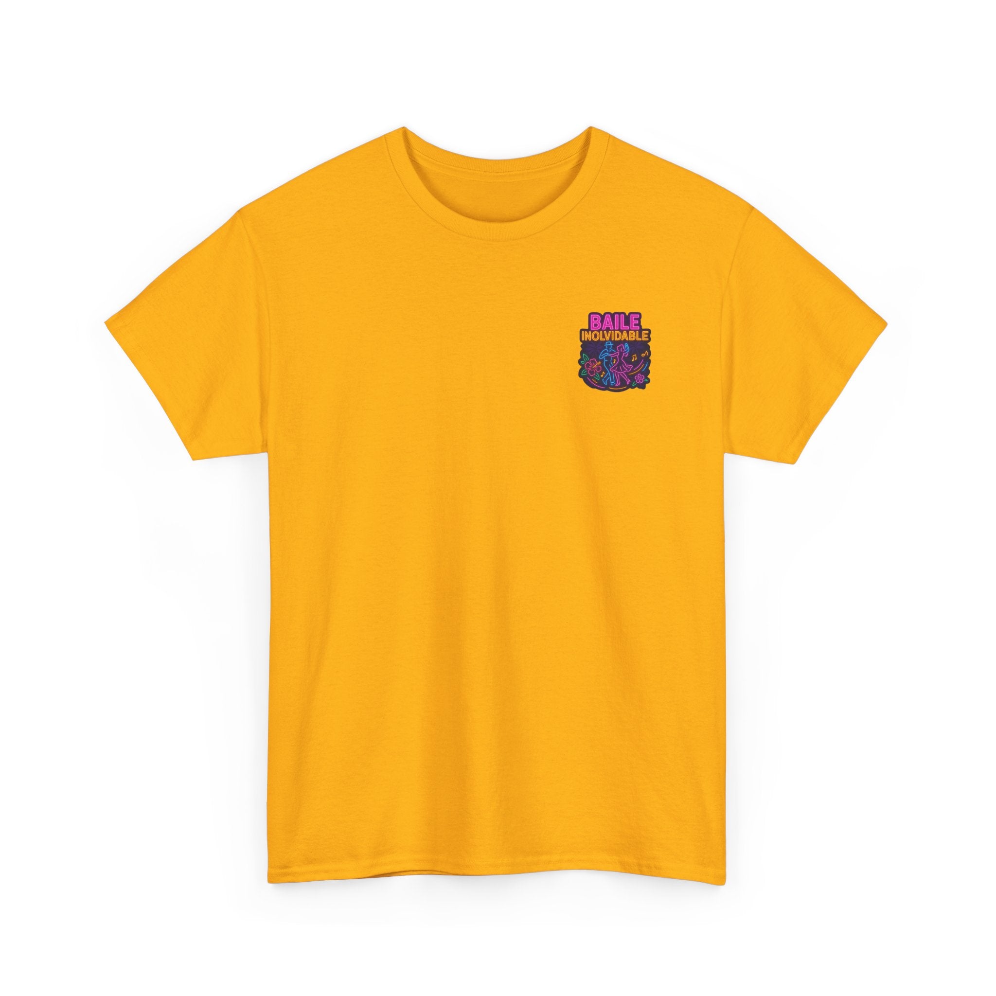 Unisex Heavy Cotton Tee - Colorful 'Baile Inolvidable' T-Shirt