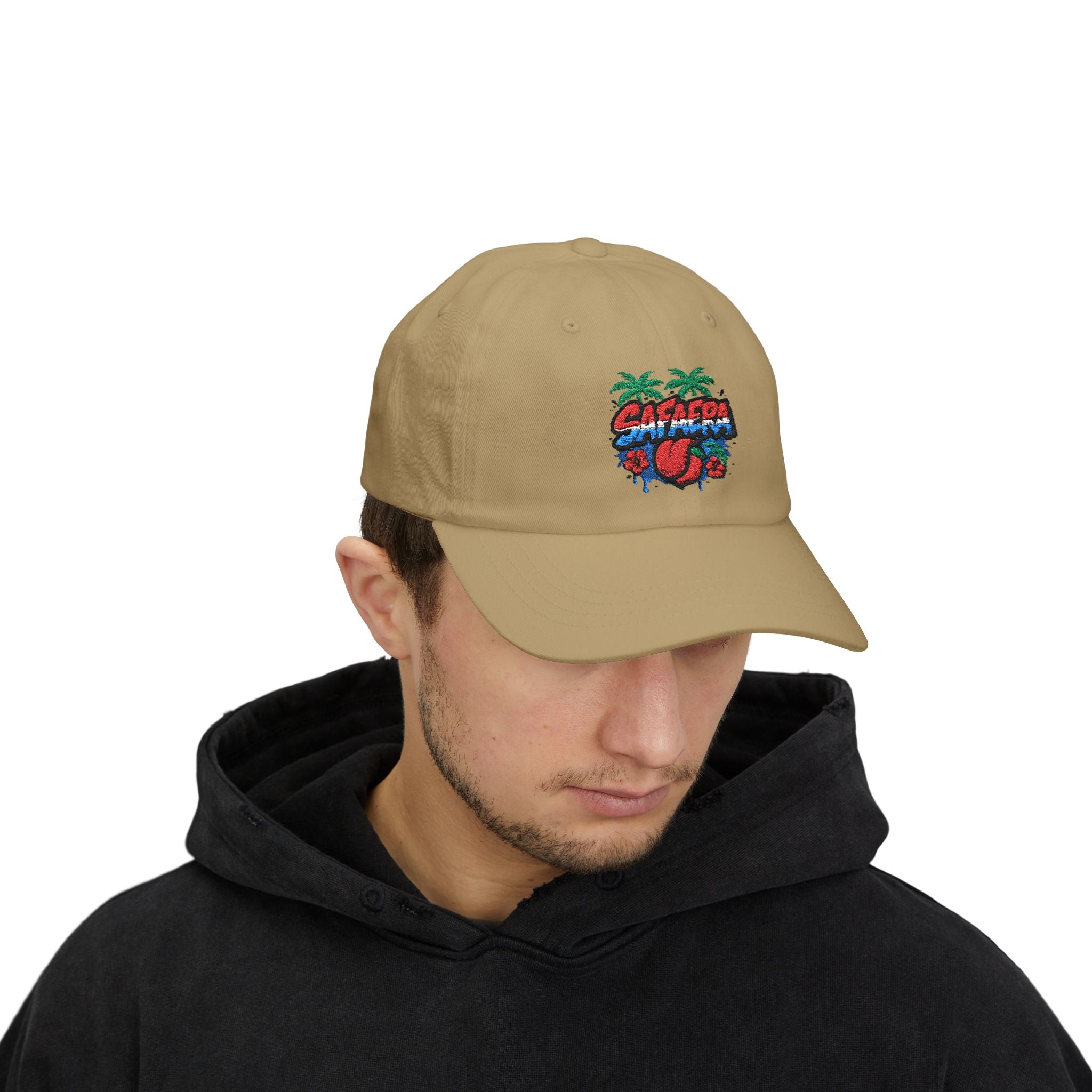Tropical Vibes Dad Cap - Casual Summer Hat, Perfect Gift for Dads, Outdoor Activities, Beach Days, Vacation Must-Have, Adjustable Style