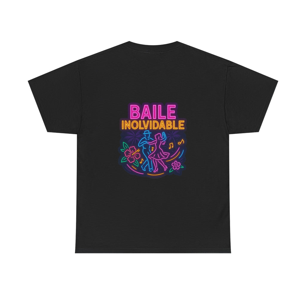 Unisex Heavy Cotton Tee - Colorful 'Baile Inolvidable' T-Shirt