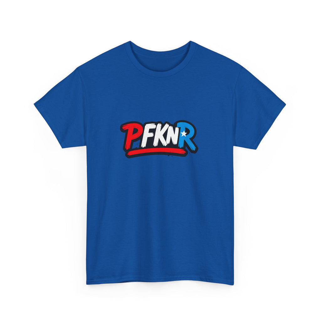 Unisex Heavy Cotton Tee - PFKNR Logo Shirt, Casual Wear, Gift for Him/Her, Streetwear, Everyday Style, Comfortable Tee