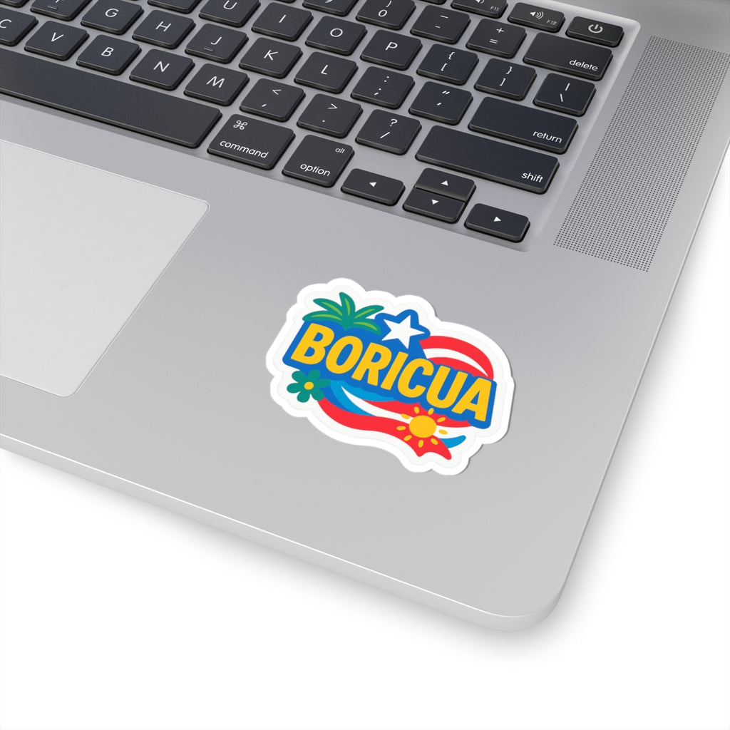 Boricua Kiss-Cut Stickers - Vibrant Puerto Rican Pride