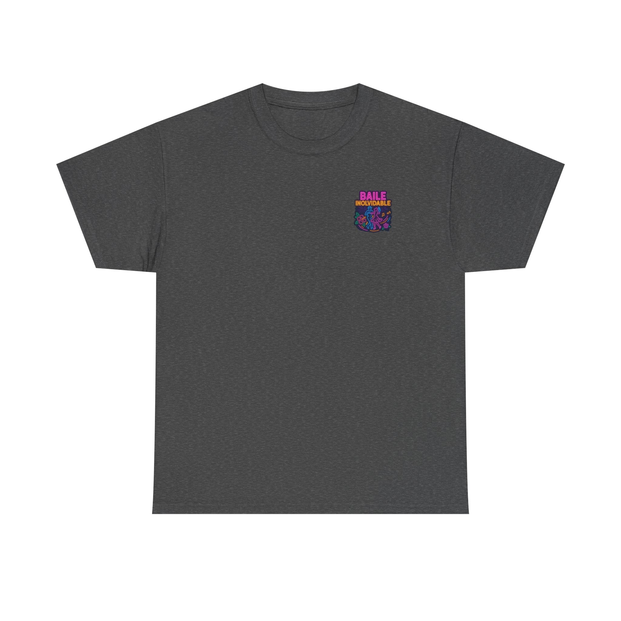 Unisex Heavy Cotton Tee - Colorful 'Baile Inolvidable' T-Shirt