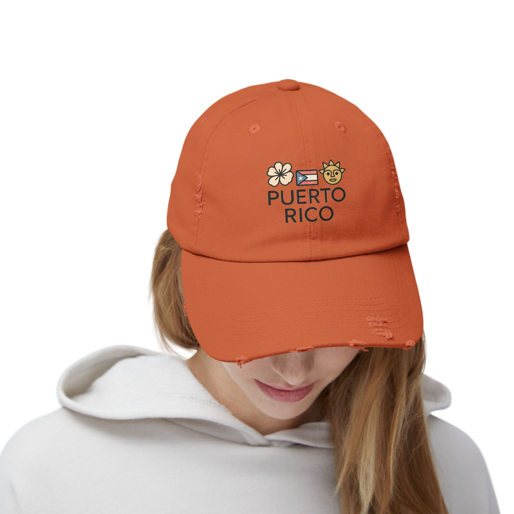 Puerto Rico Distressed Cap