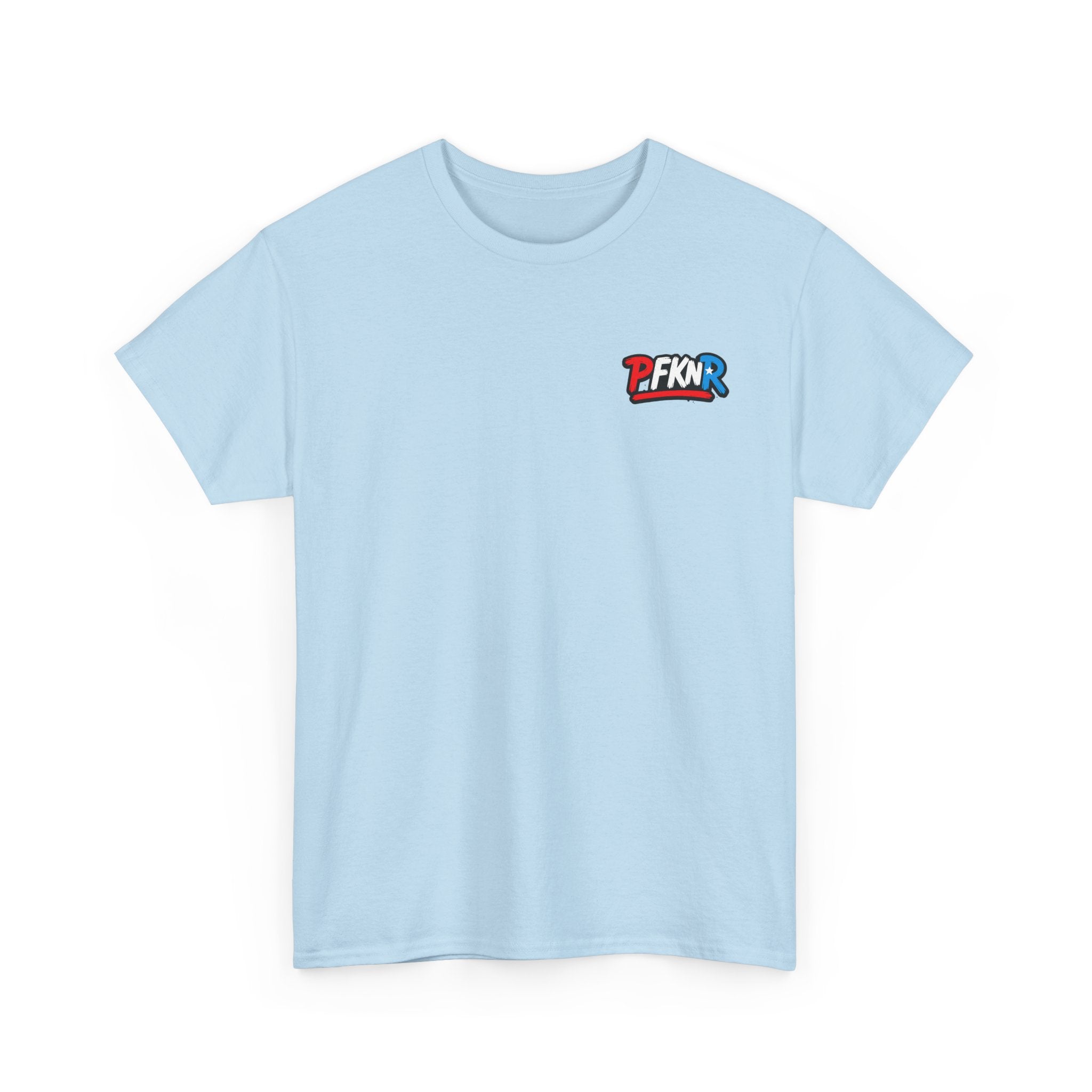 Unisex Heavy Cotton Tee - PFKNR Small Logo Shirt, Casual Wear, Gift for Him/Her, Streetwear, Everyday Style, Comfortable Tee