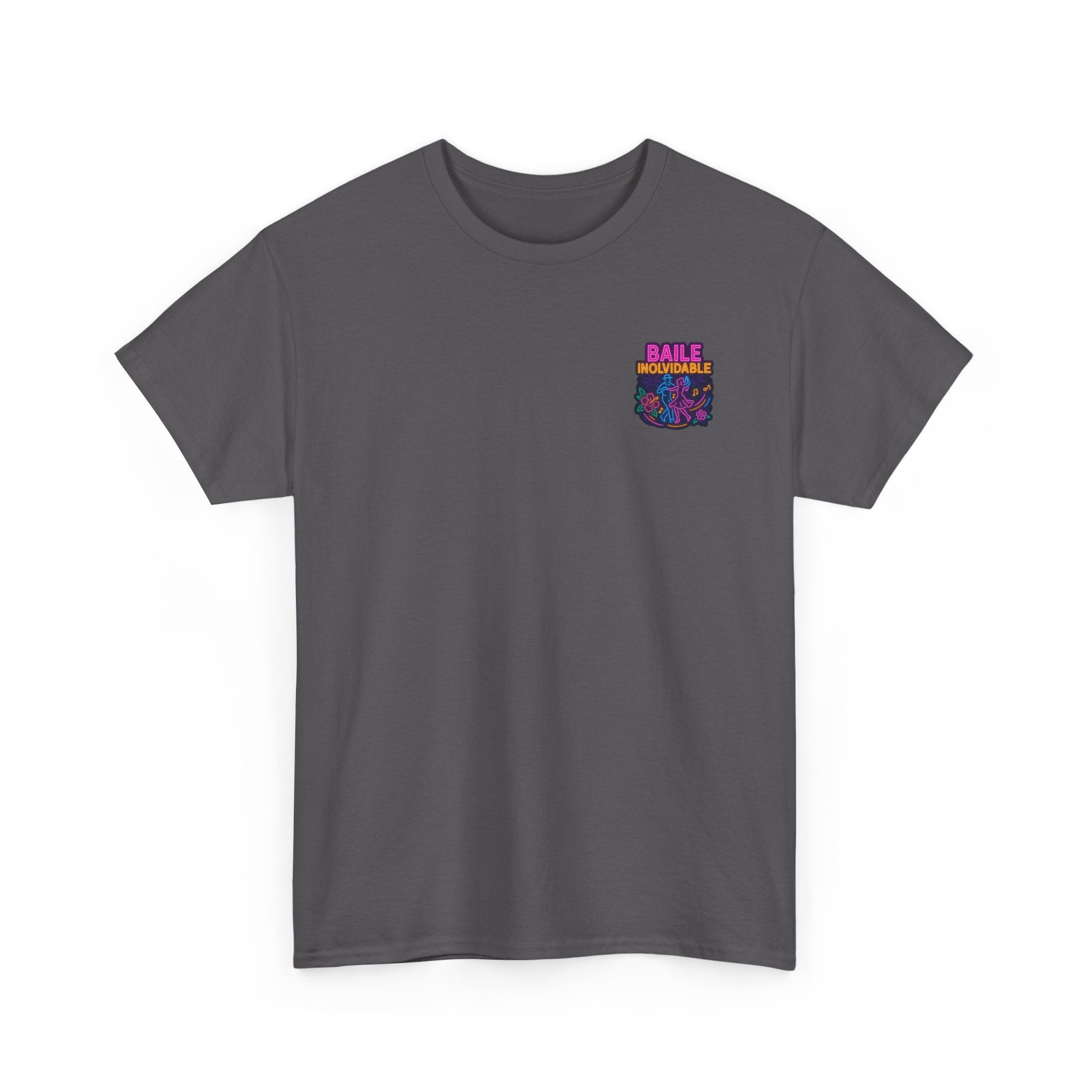 Unisex Heavy Cotton Tee - Colorful 'Baile Inolvidable' T-Shirt