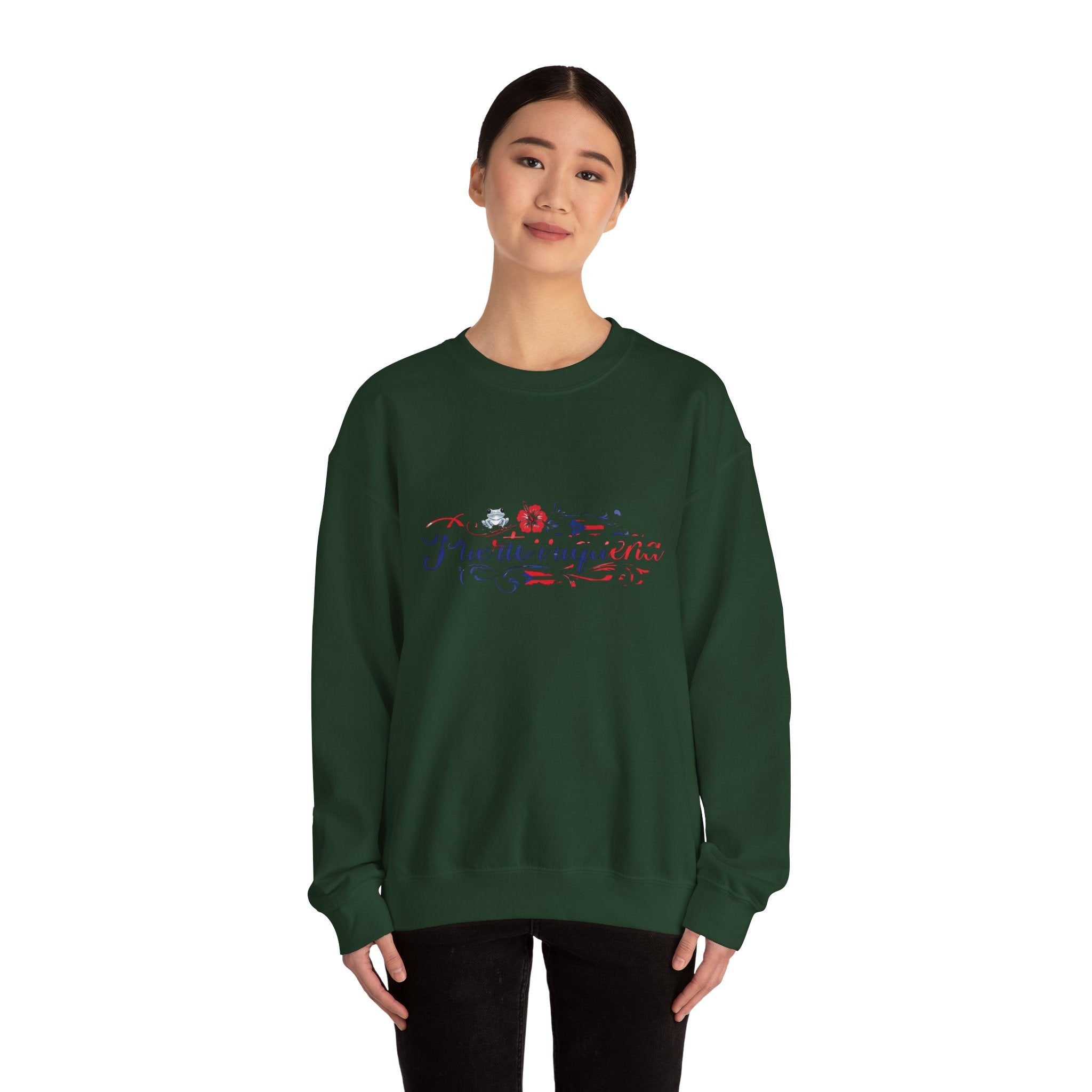 Floral ‘Muerto’ Unisex Crewneck Sweatshirt, Cozy Gift, Casual Wear, Layering Essential, Trendy Streetwear