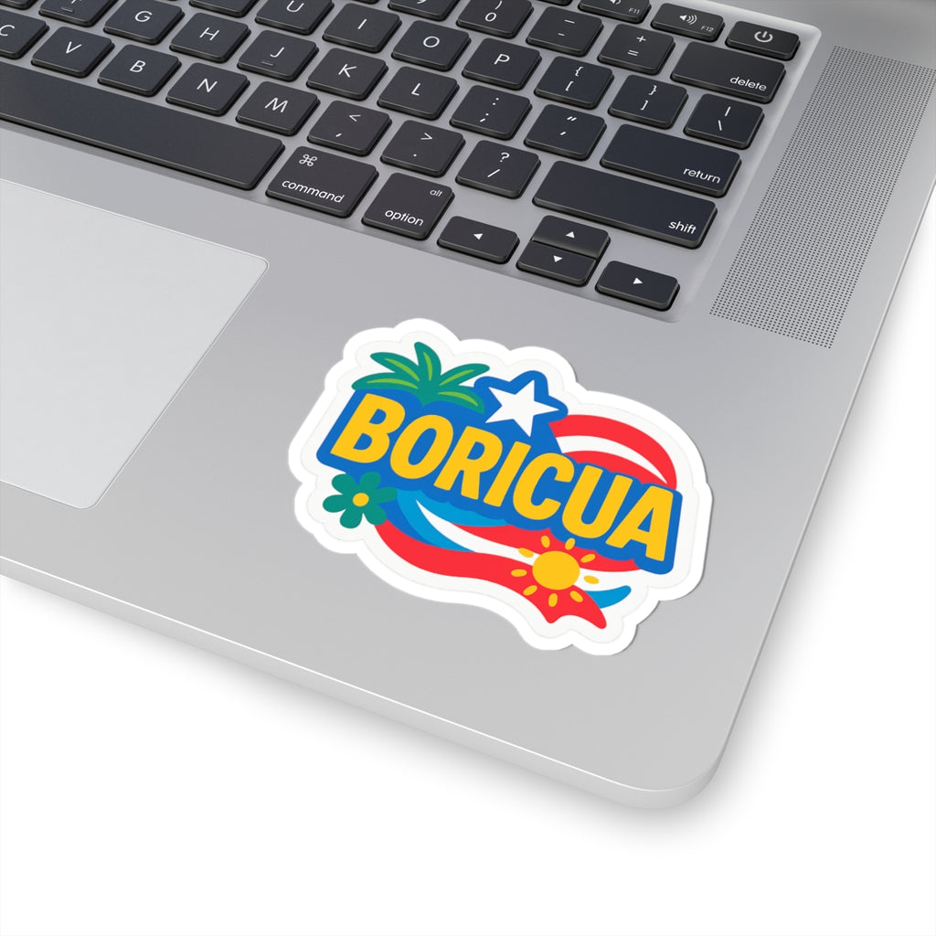 Boricua Kiss-Cut Stickers - Vibrant Puerto Rican Pride