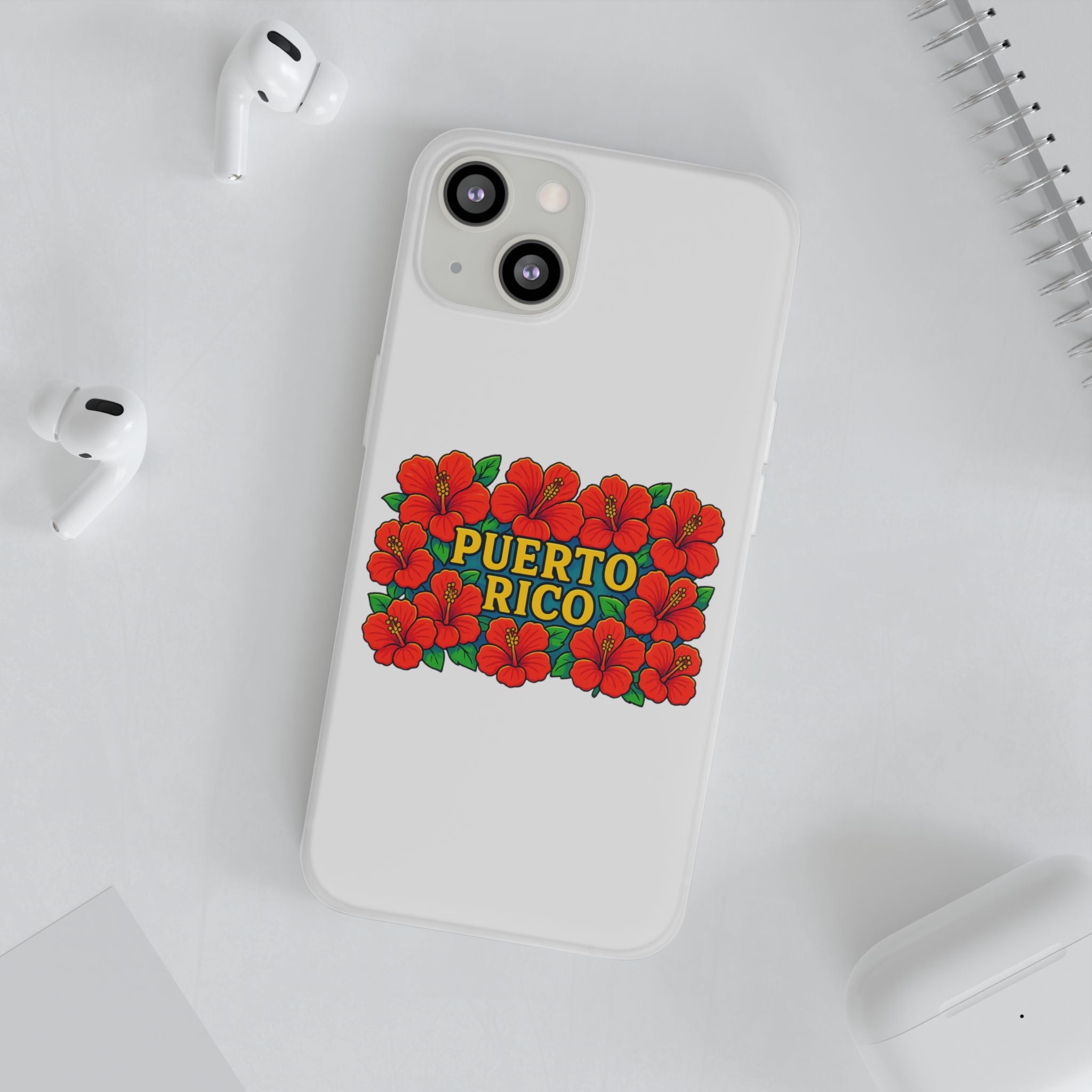 Vibrant Puerto Rico Flexi Case for iPhone | Colorful Floral Phone Cover | Tropical Gift for Travelers | Summer Vibe Case | Custom [...]