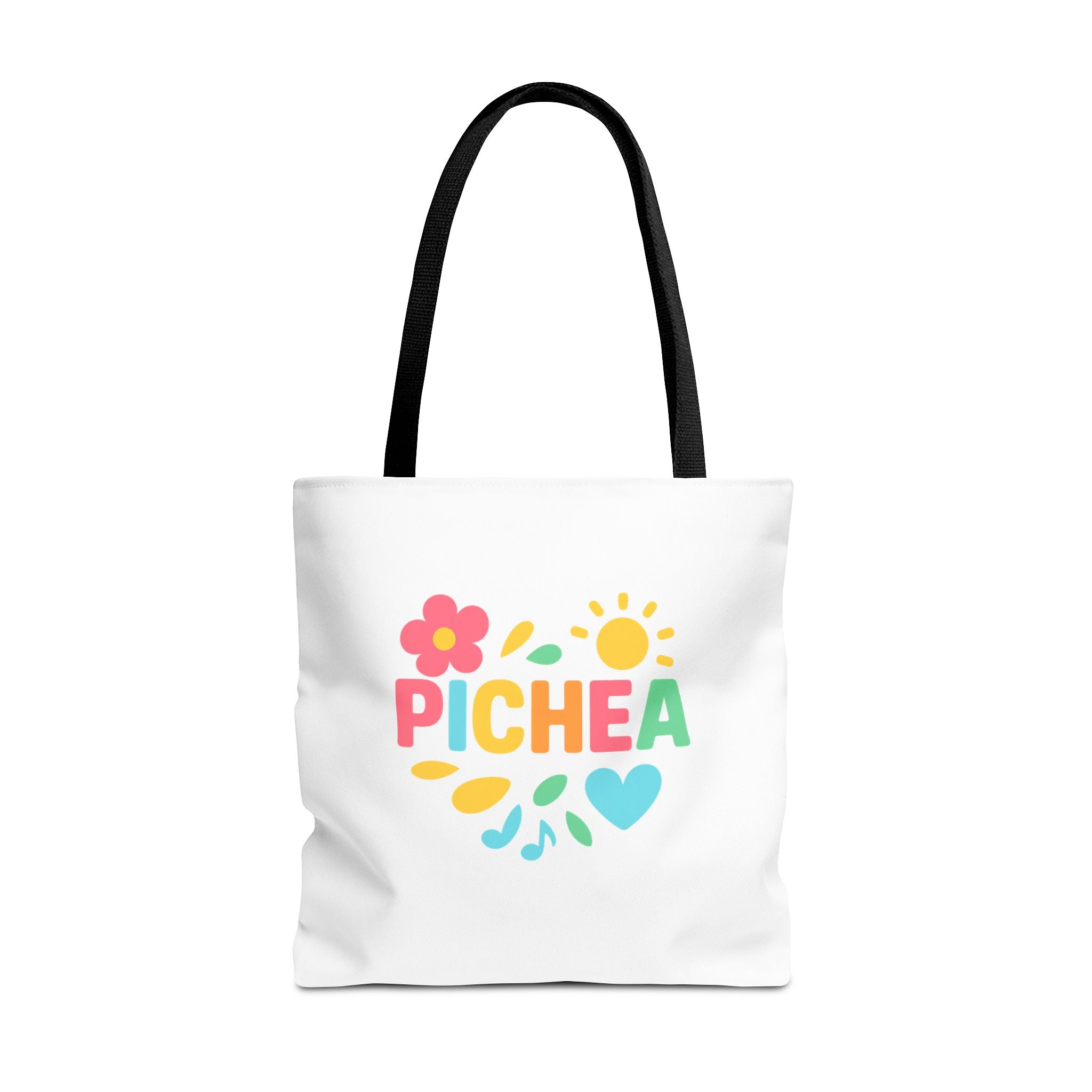 Pichea Colorful Floral Tote Bag, Shopping Bag, Beach Tote, Gift for Her, Eco-Friendly Bag, Spring/Summer Style