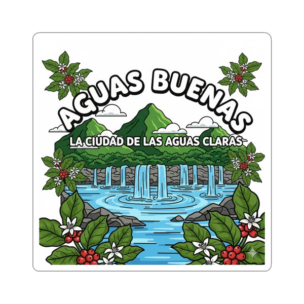 Aguas Buenas Kiss-Cut Stickers