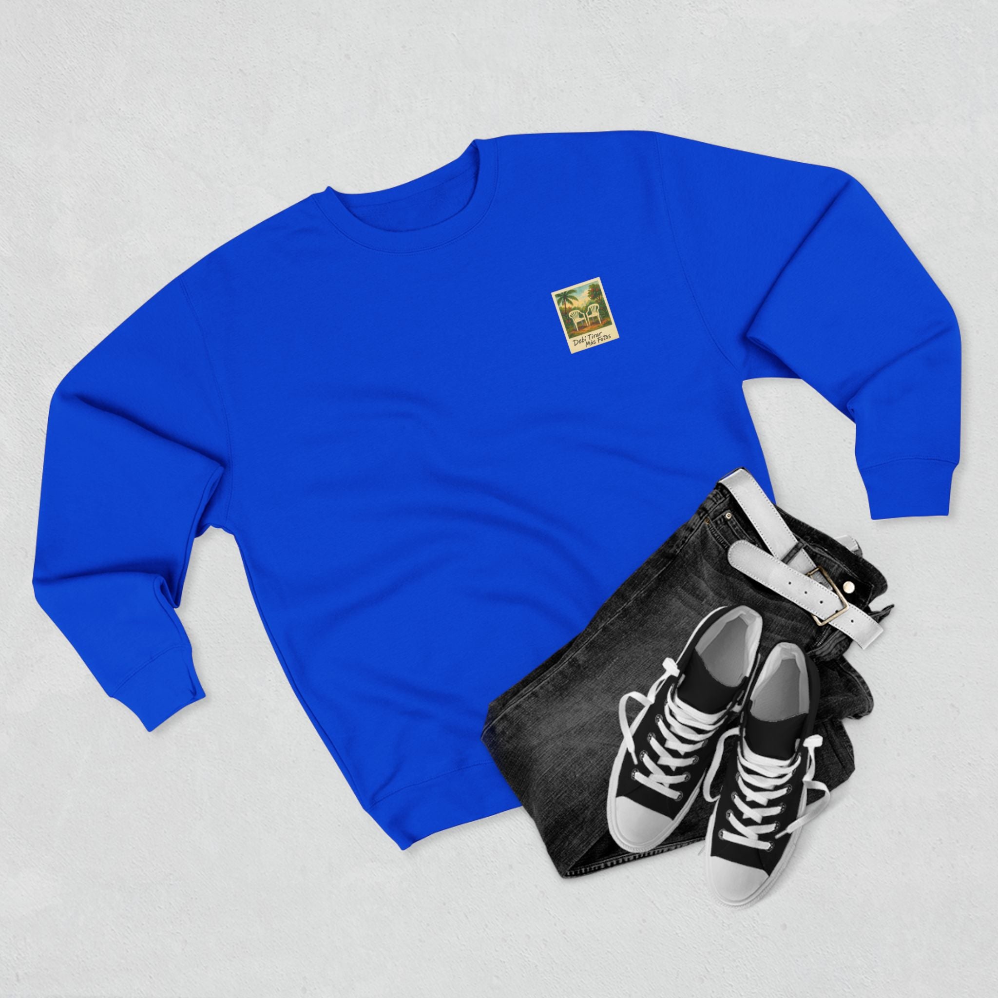 Cozy Vintage-Inspired Crewneck Sweatshirt, Casual Wear, Gift for Friends, Summer Vibes, Relaxed Style, Outdoor Gatherings, Photography [...]
